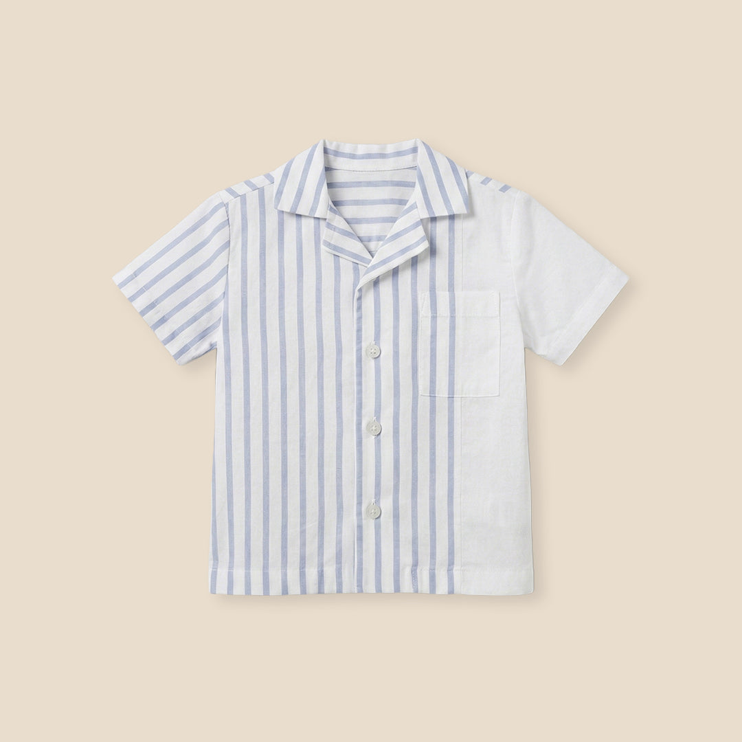 Santi Cut And Sew Stripe Shirt - Angel & Rocket