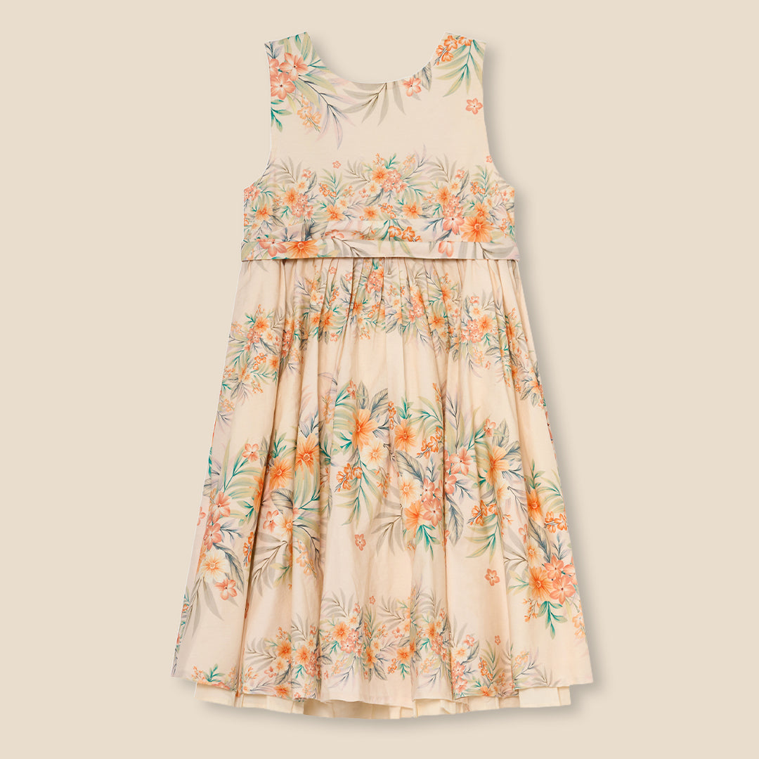 Primrose Print Stripe Sash Waist Dress - Angel & Rocket