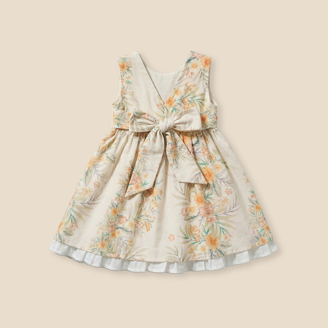 Primrose Printed Tie Waist Dress - Angel & Rocket