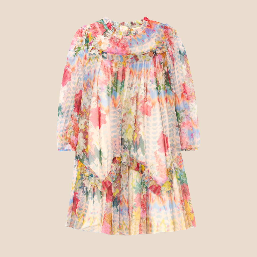 Beatrice Mesh Frill Dress - Angel & Rocket