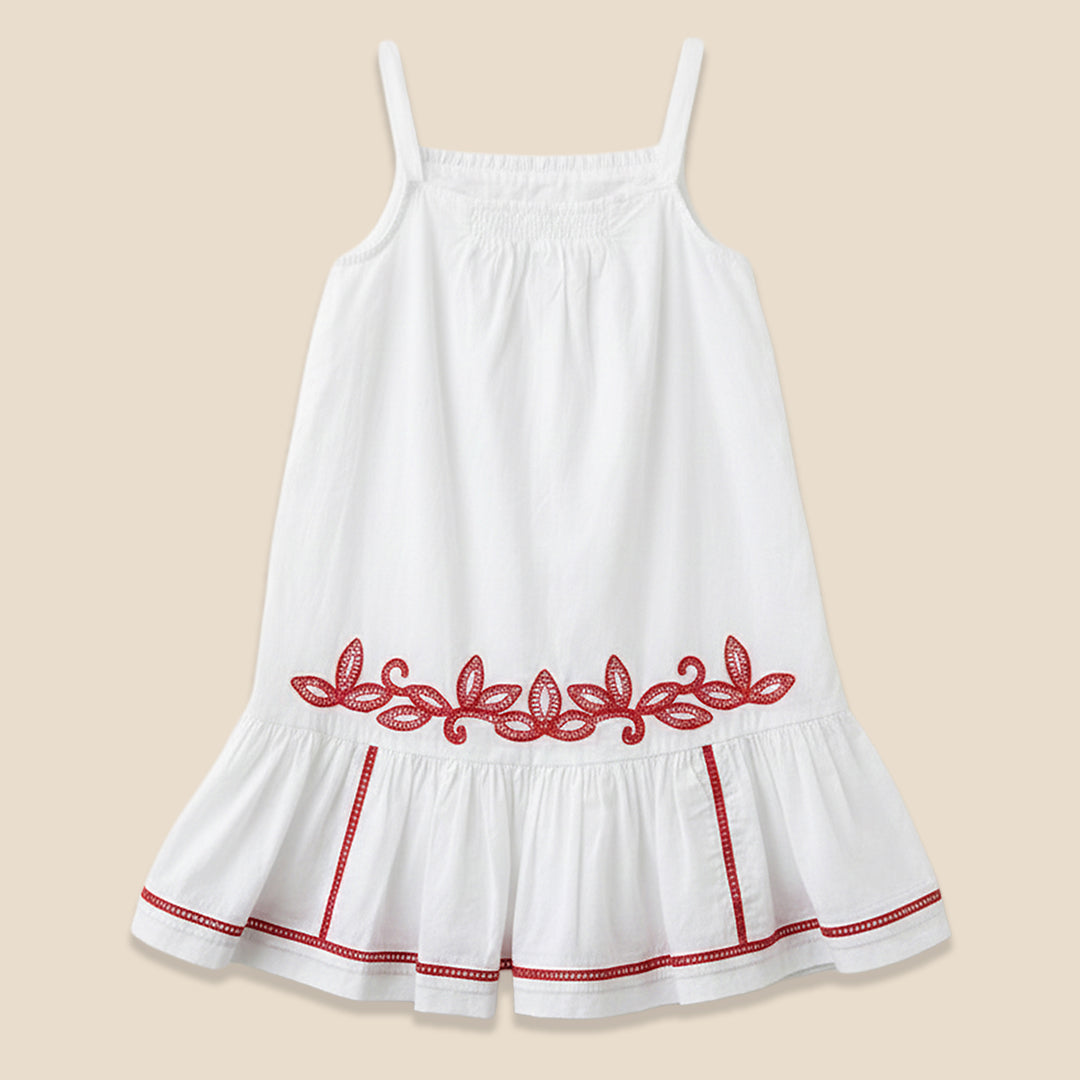Freya Embroidered Sun Dress - Angel & Rocket