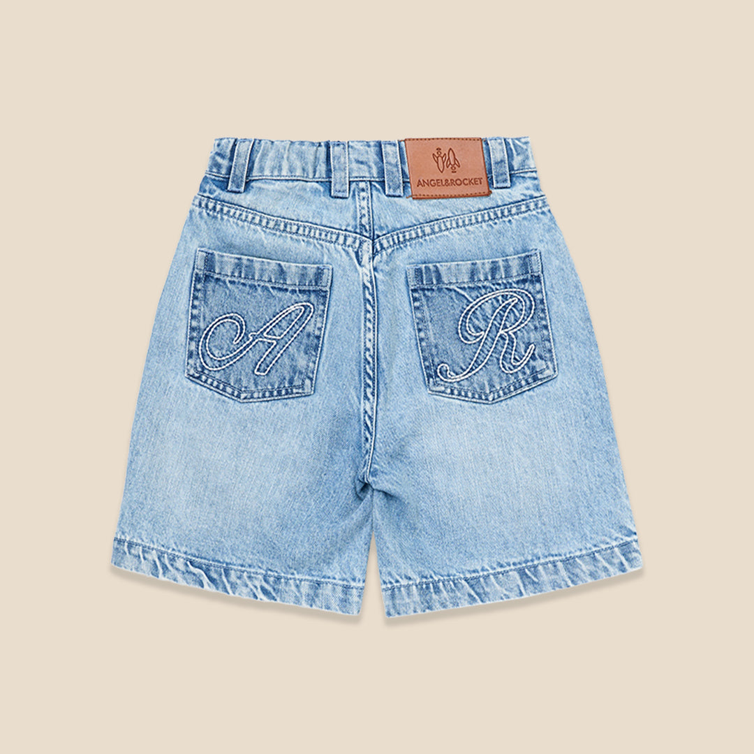 Austin Long Line Wide Denim Short
