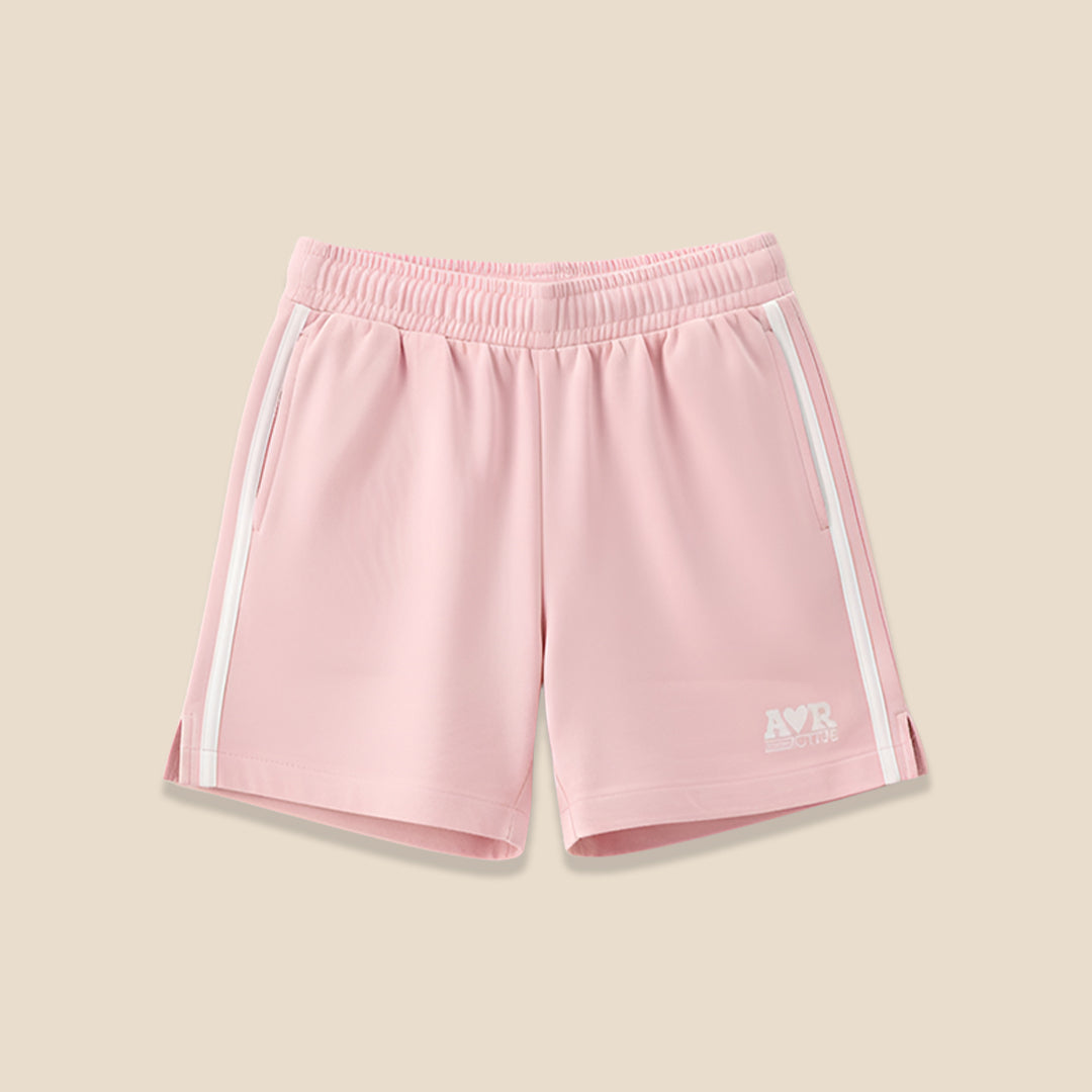 Romy Pink Side Striped Short - Angel & Rocket
