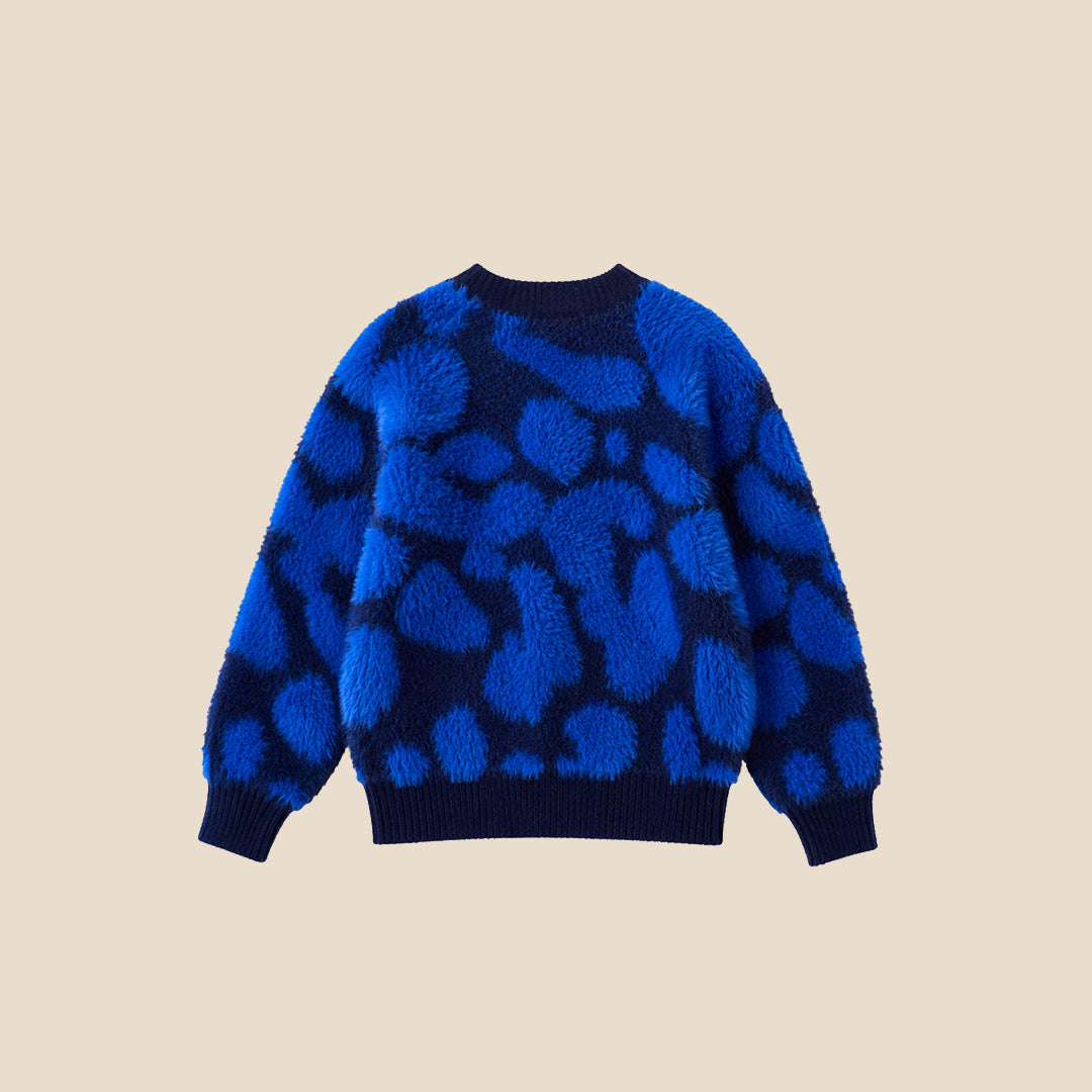 Angel & Rocket Girls Solid Blue Sweaters