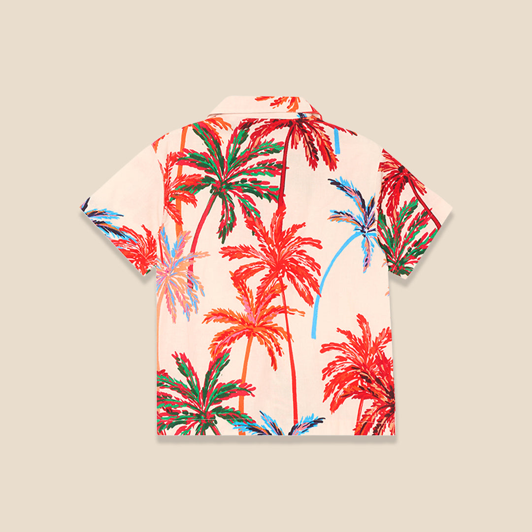 Tyler Bright Palm Shirt - Angel & Rocket