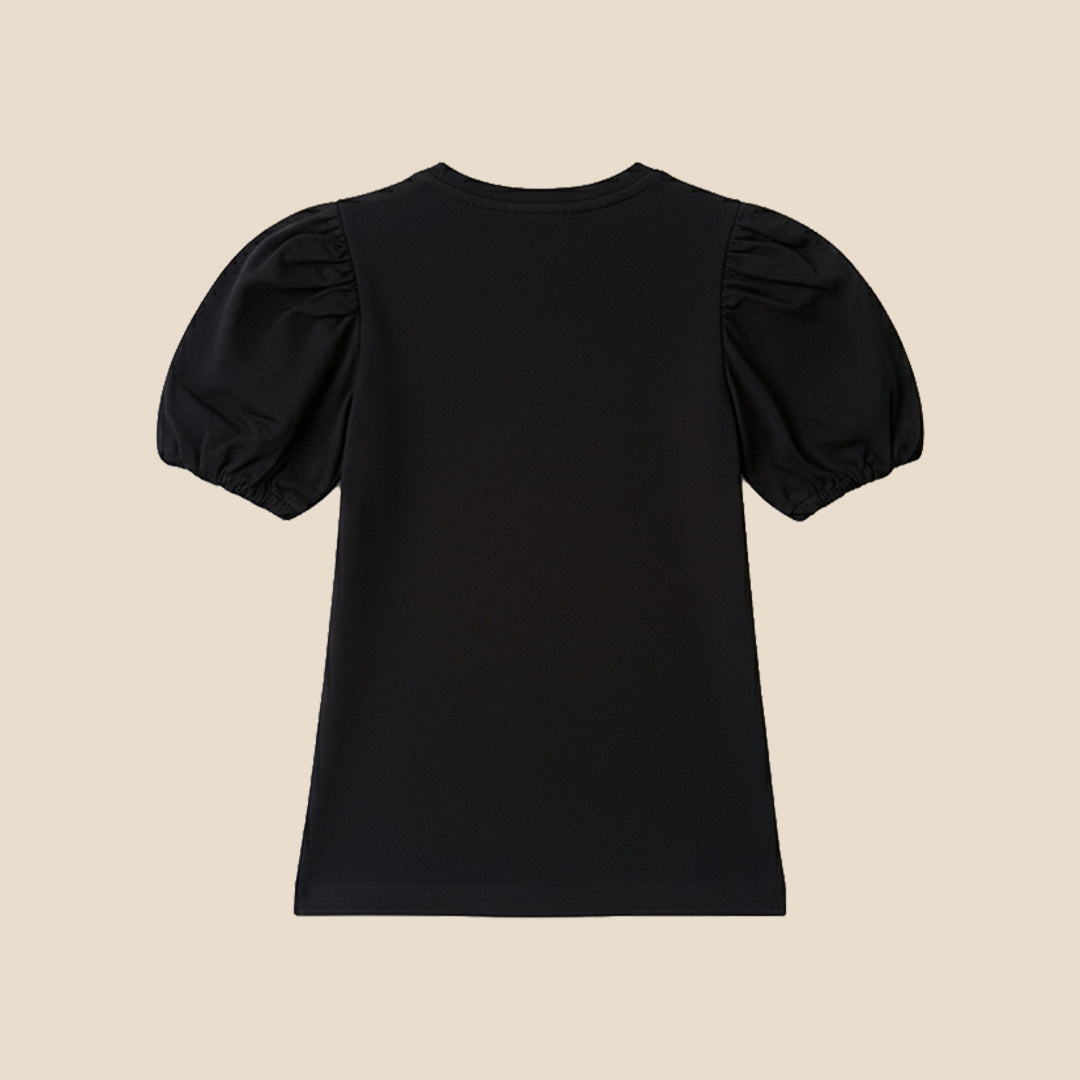 Aida Amore Print Puff Sleeve T Shirt - Angel & Rocket