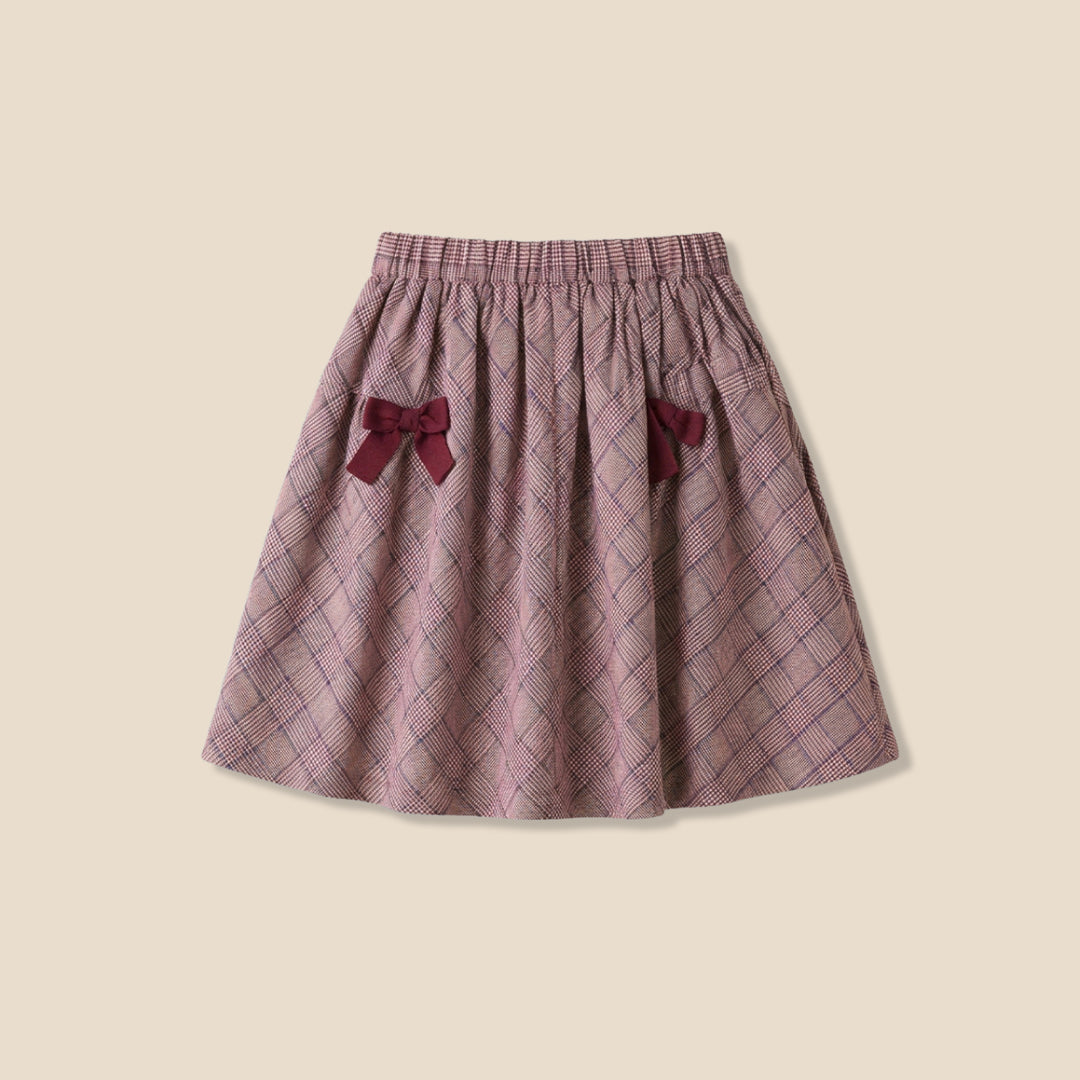 Clara Check Skirt