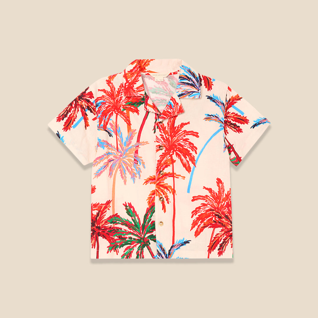 Tyler Bright Palm Shirt - Angel & Rocket
