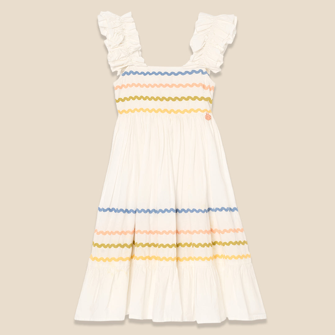 Monique Ric Rac Detail Maxi Dress - Angel & Rocket