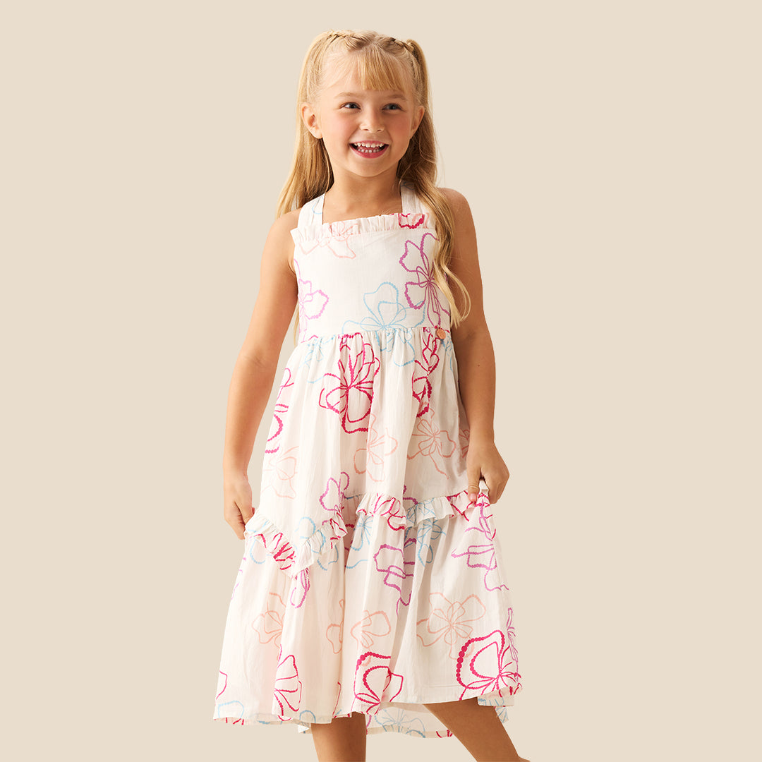 Lettie Printed Floral Dress