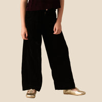 Chloe Velvet Wide Leg Trousers