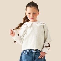 Haddie Mock Layered Sweat