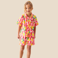 Capri Lemon Print Shirt & Short PJs