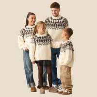 Charlie Cream Family Fairisle Knit - Adults
