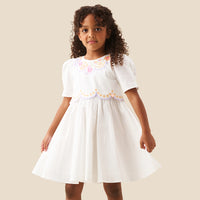 Gabby Floral Embroidered Dress