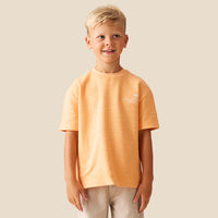 Parker Orange Textured T Shirt