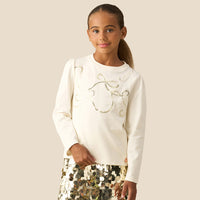 Noelle Sequin Heart Top