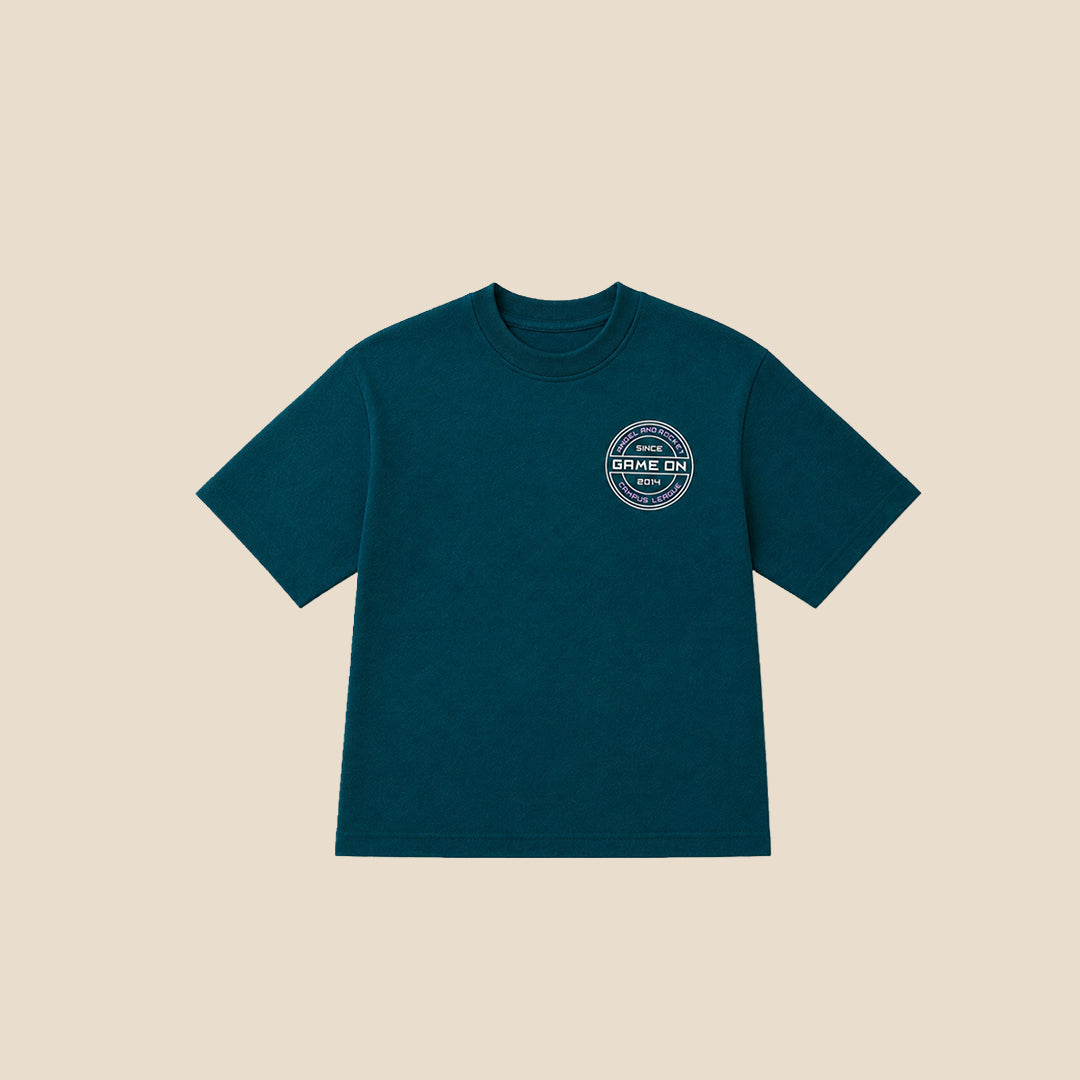 Angel & Rocket Boys Printed Blue T-Shirts