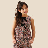 Livvy Leopard Peplum Top