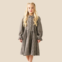 Marcia Check Shirt Dress