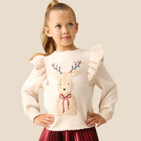 Lyla Novelty Reindeer Knitted Jumper