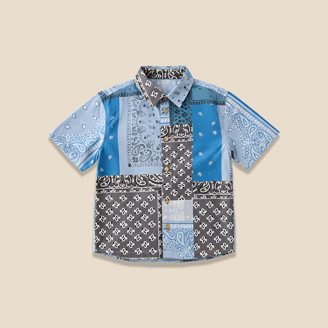 Bryson Bandana Print Shirt - Angel & Rocket
