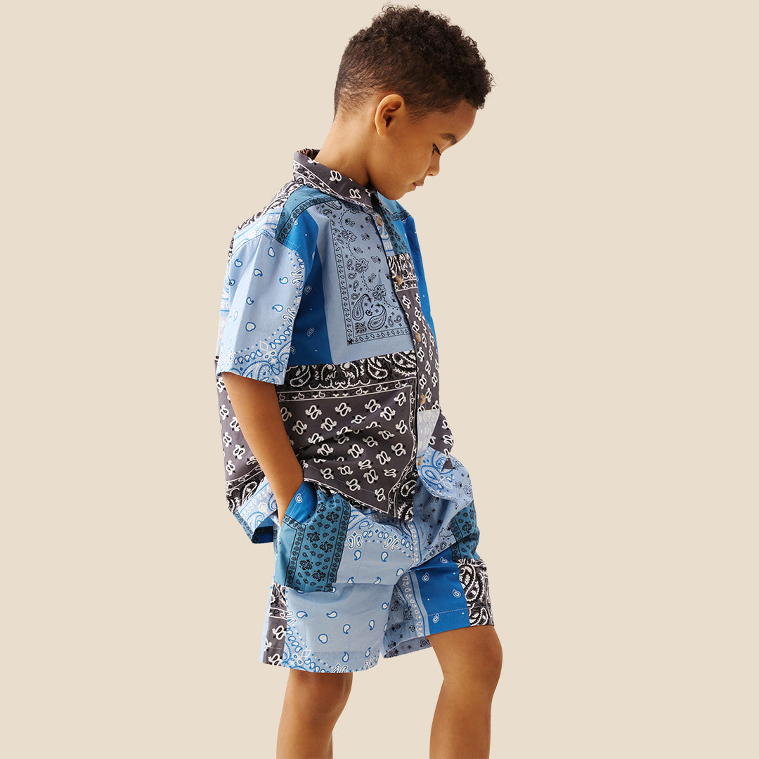 Bryson Bandana Print Shirt - Angel & Rocket