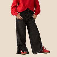 Lene Velvet Bow Jean