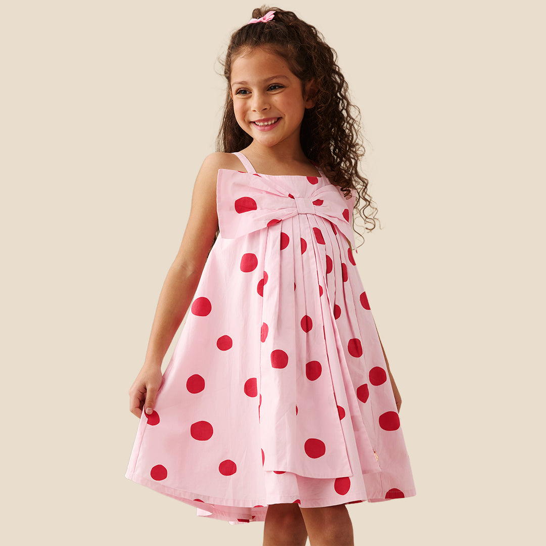 Libby Spot Bow Dress