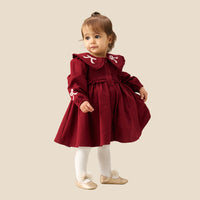 Edie Smock Yoke Collared Dress