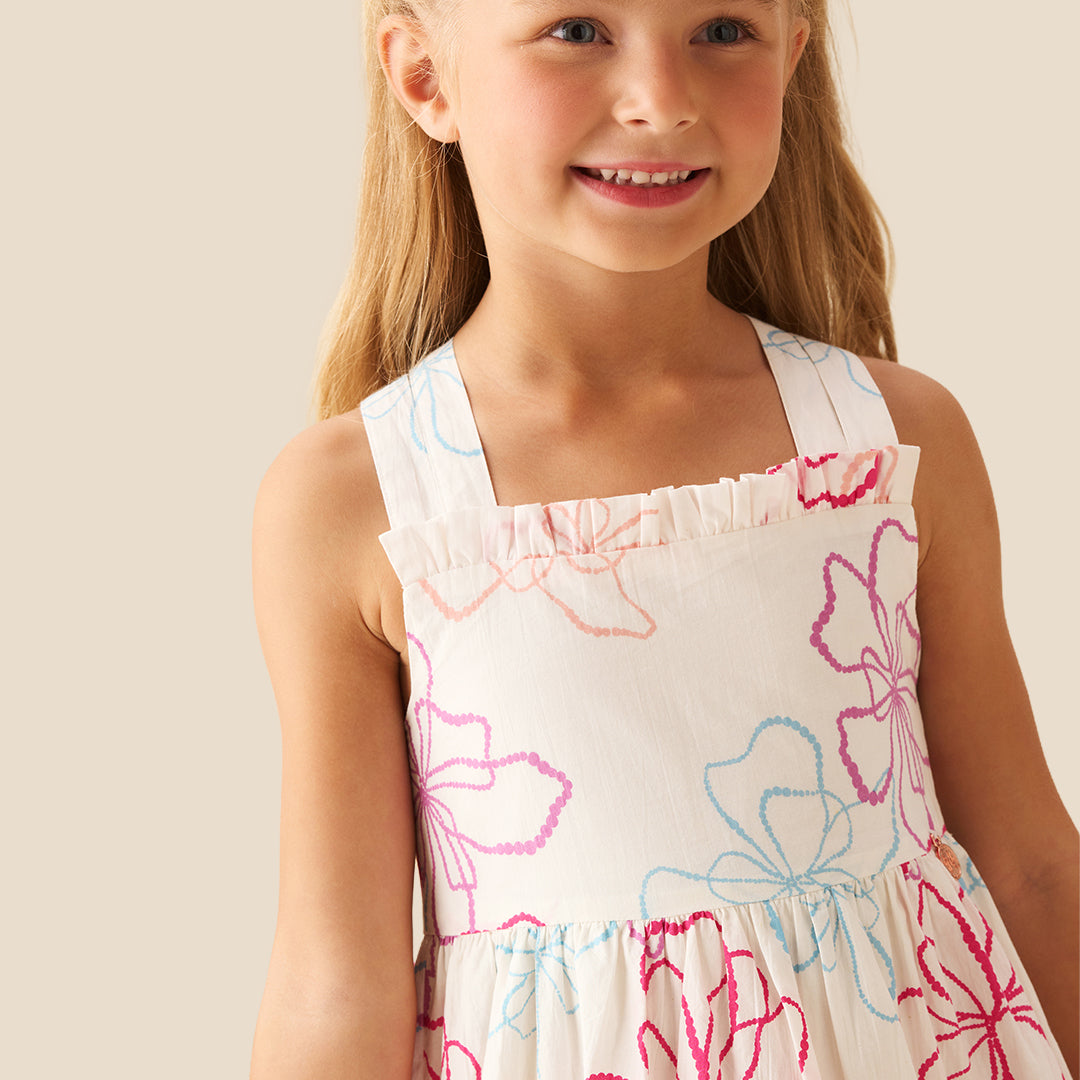 Lettie Printed Floral Dress - Angel & Rocket