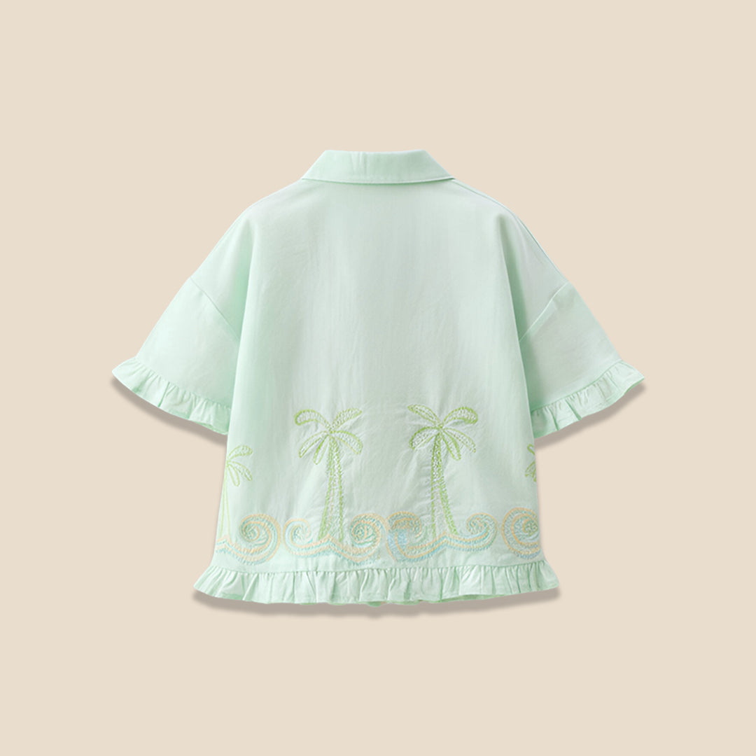 Palma Embroidered Shirt - Angel & Rocket