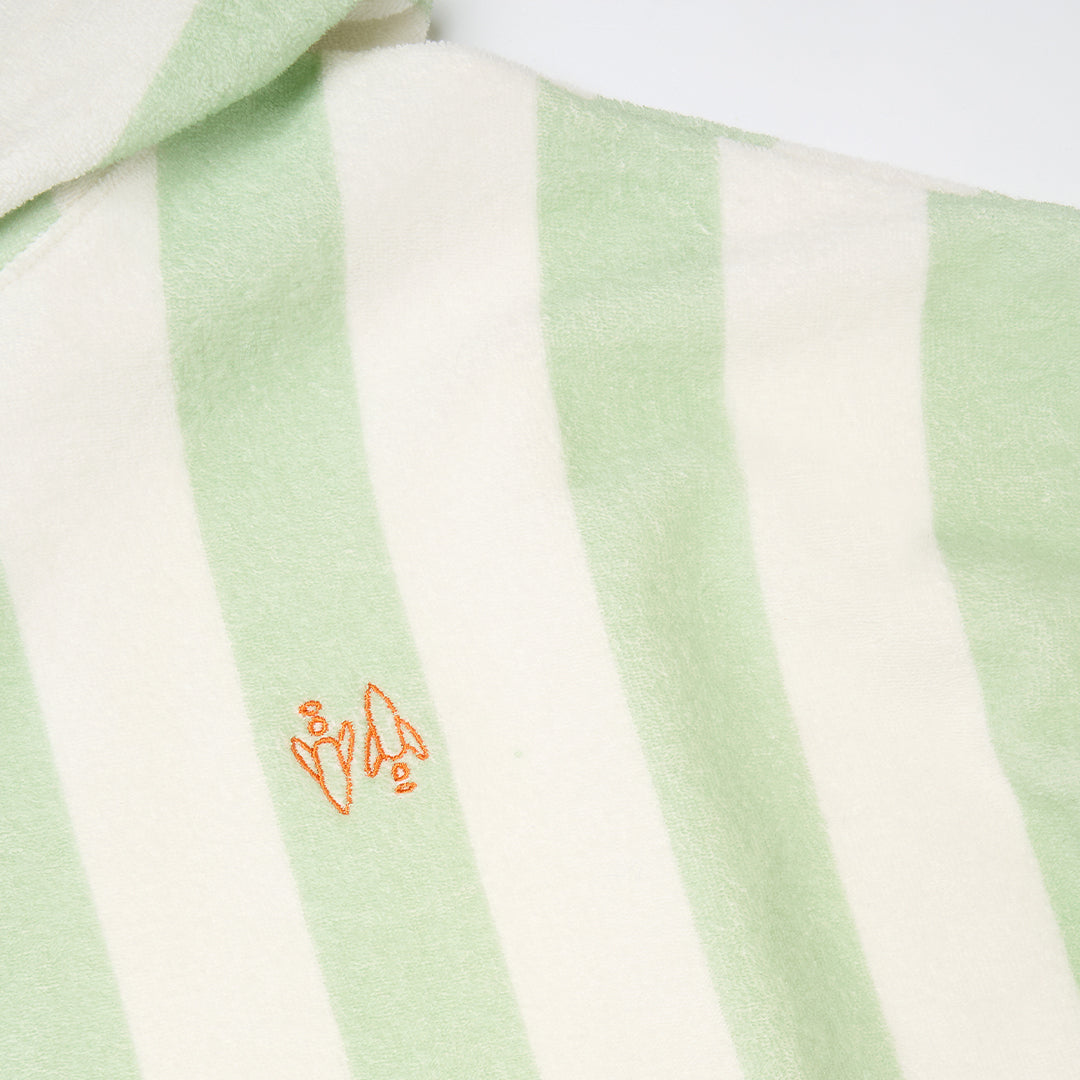 Sonny Stripe Towelling Poncho - Angel & Rocket