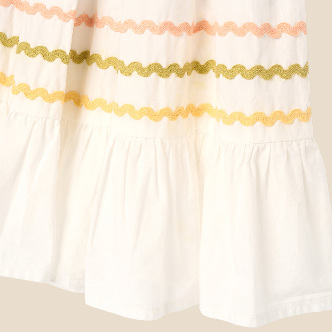 Monique Ric Rac Detail Maxi Dress - Angel & Rocket