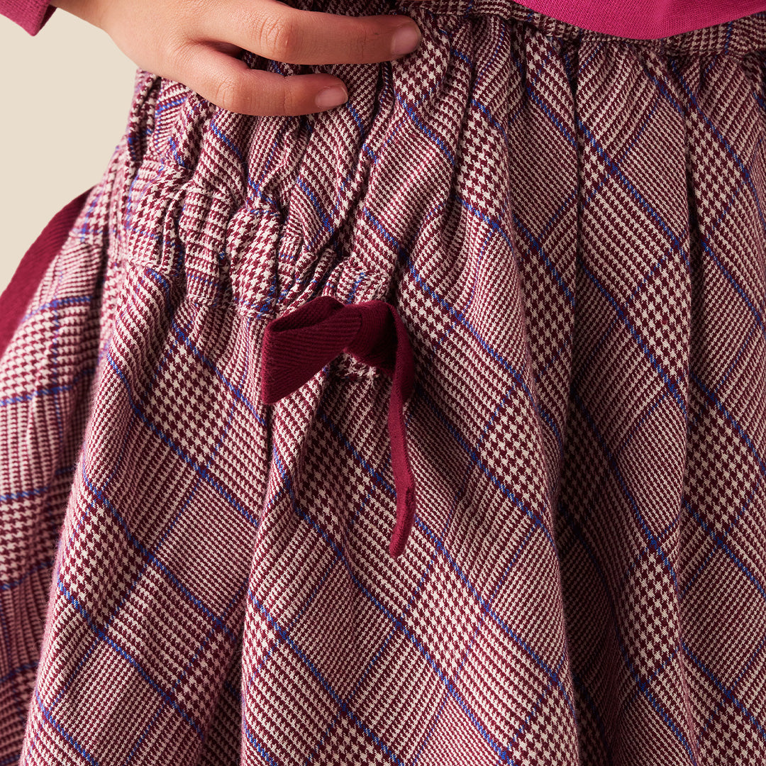 Clara Check Skirt