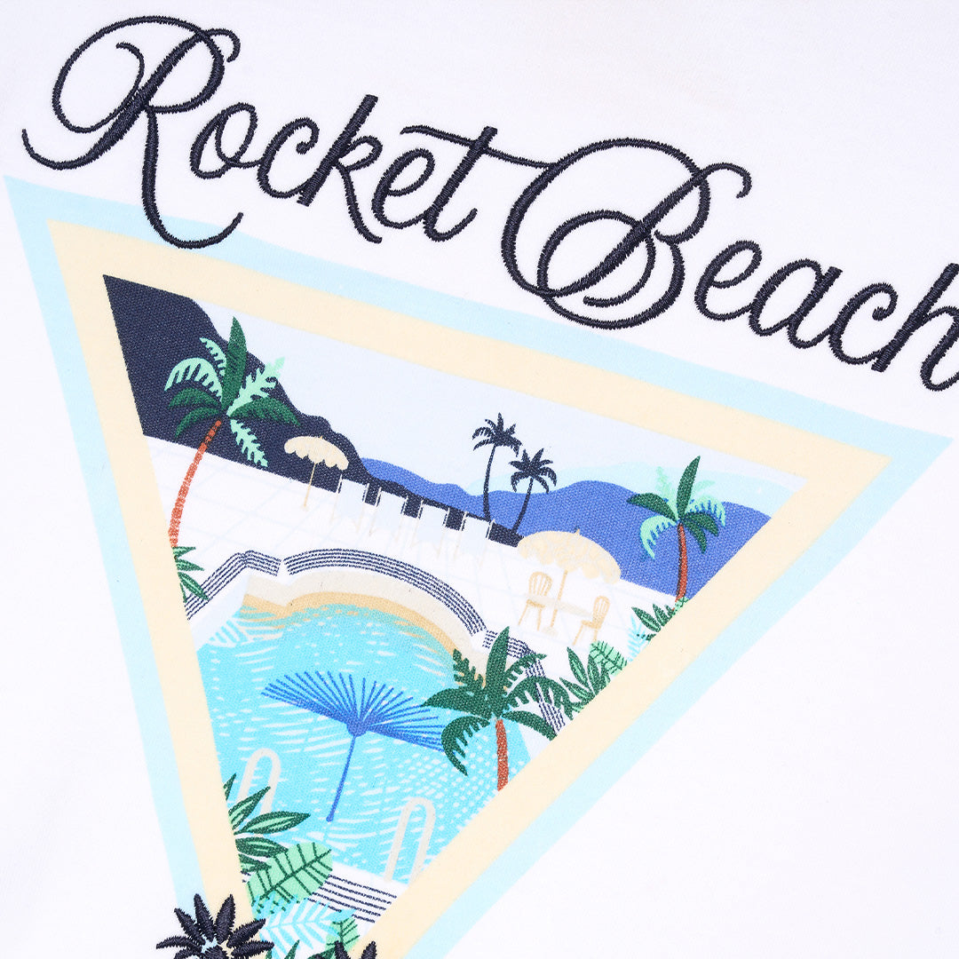 West Beach Graphic T Shirt - Angel & Rocket