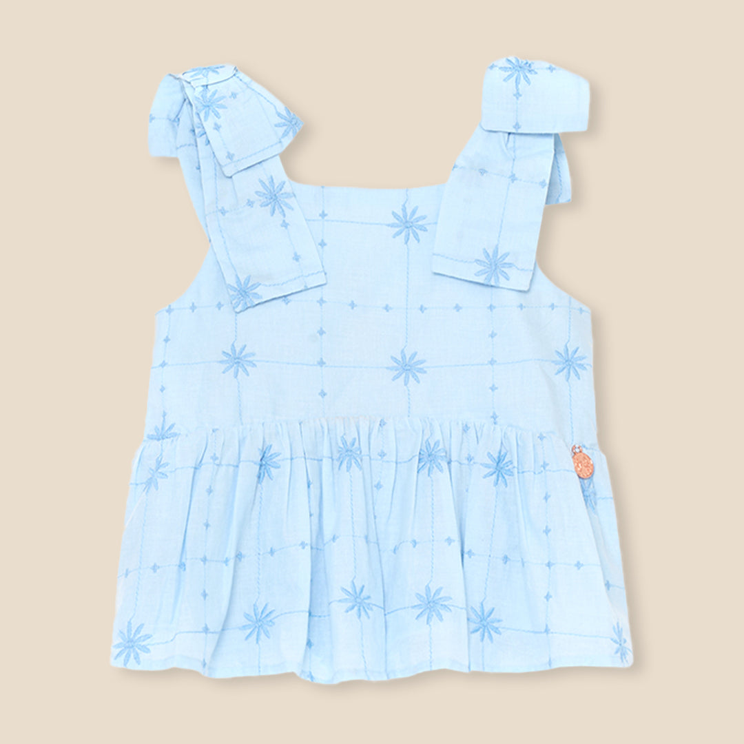 Nellie Tie Detail Embroidered Cami