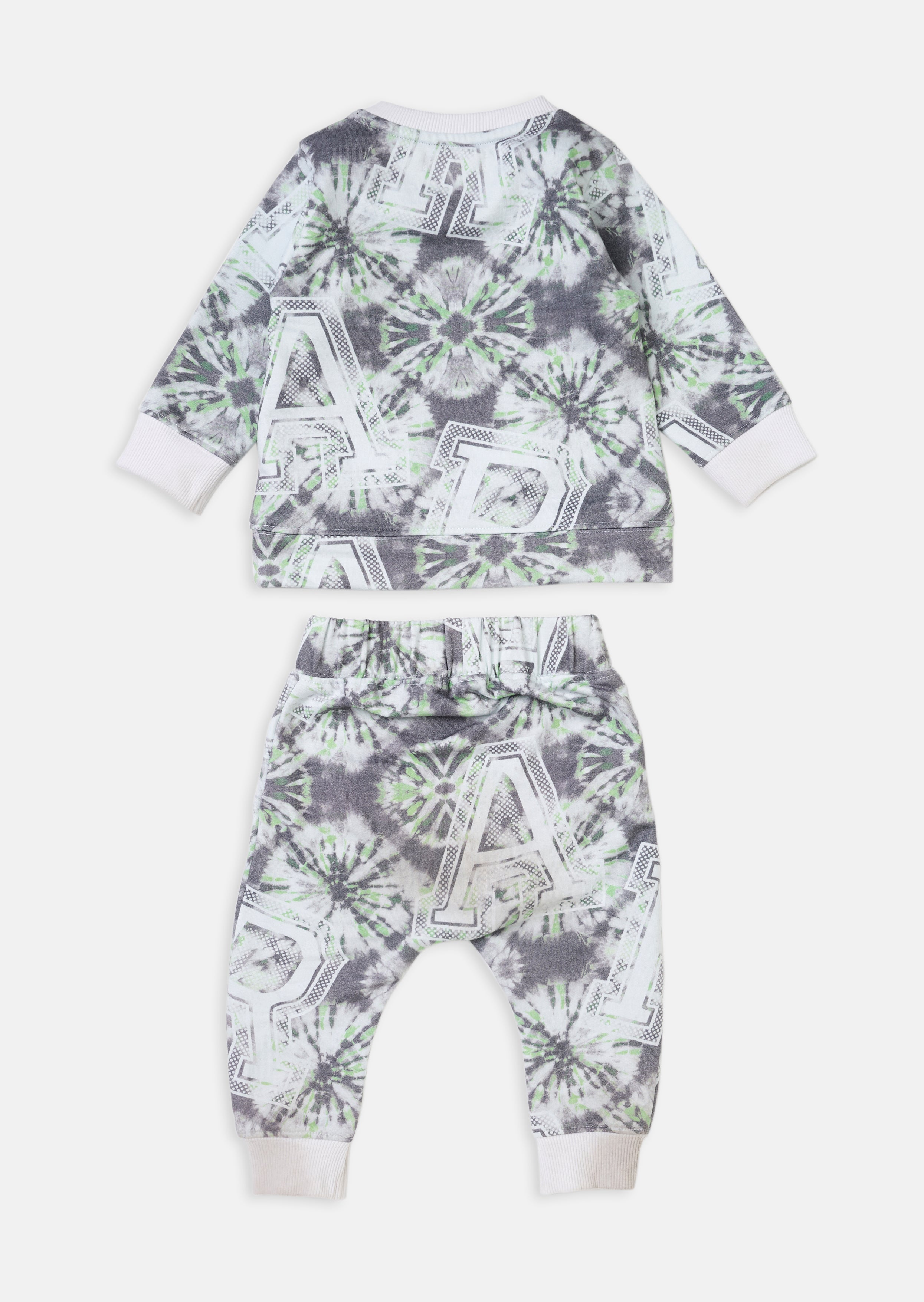 Baby Boy Tie Dye Printed Co-ordinated Set