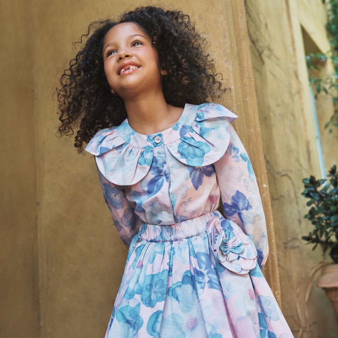 Celia Petal Collar Top