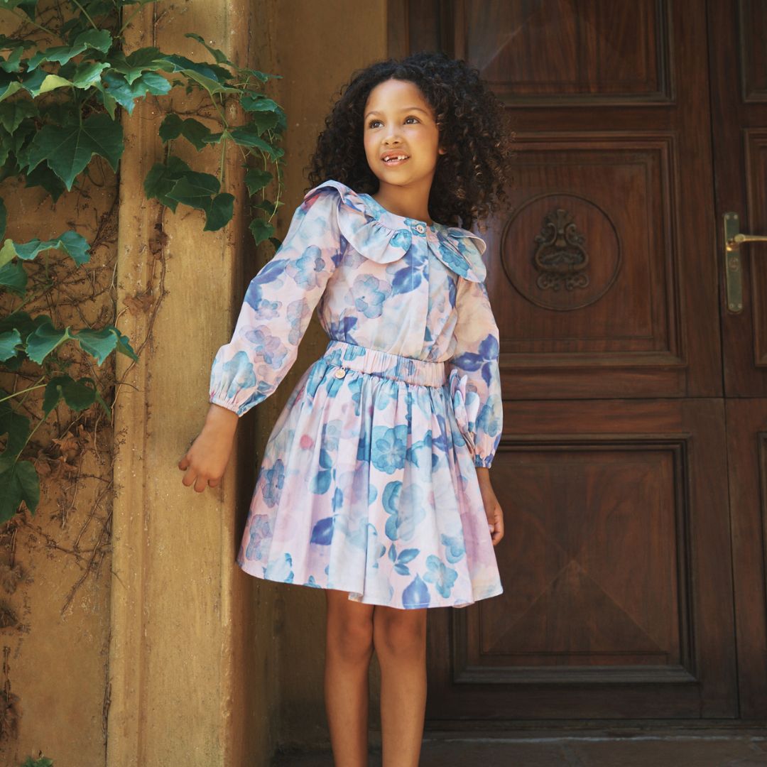 Celia Petal Collar Top