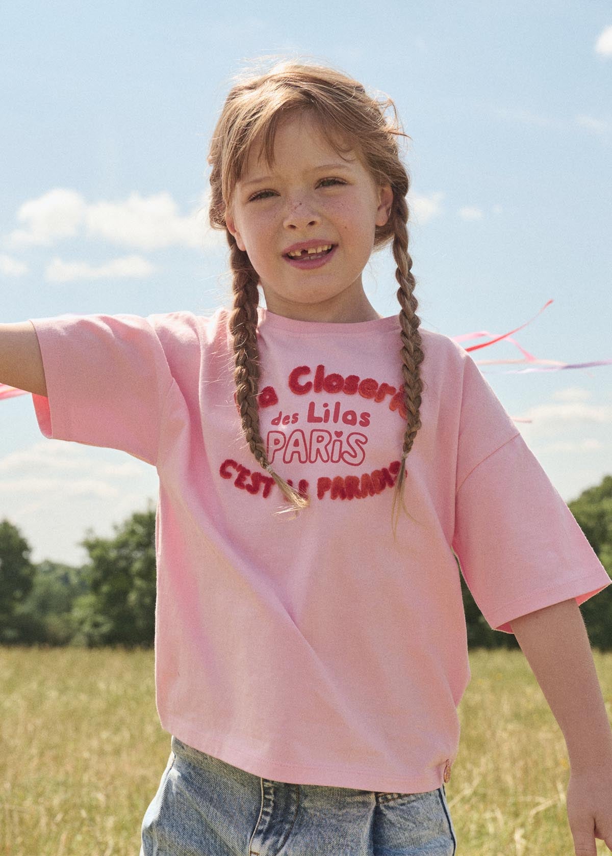 Lili Flocked Tee