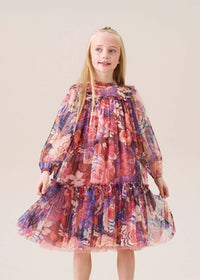 Eleanor Floral Mesh Dress