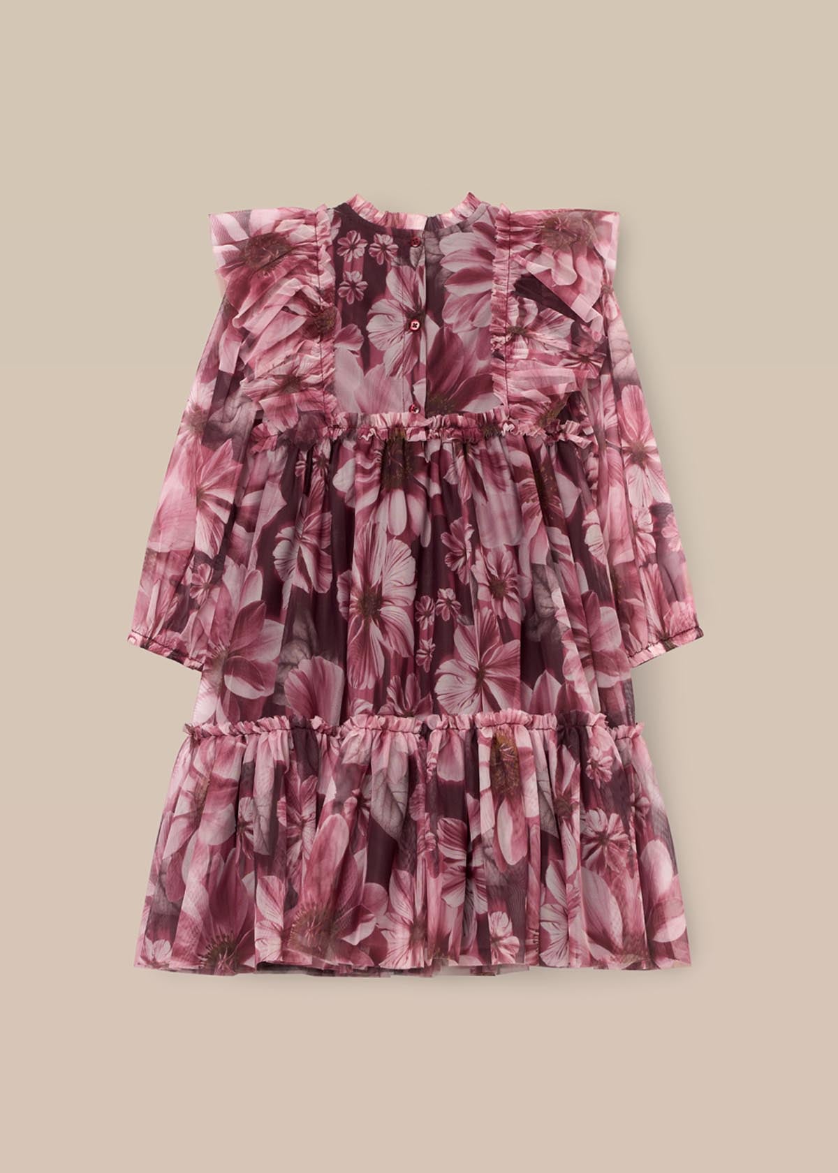 floral mesh dress baby girl