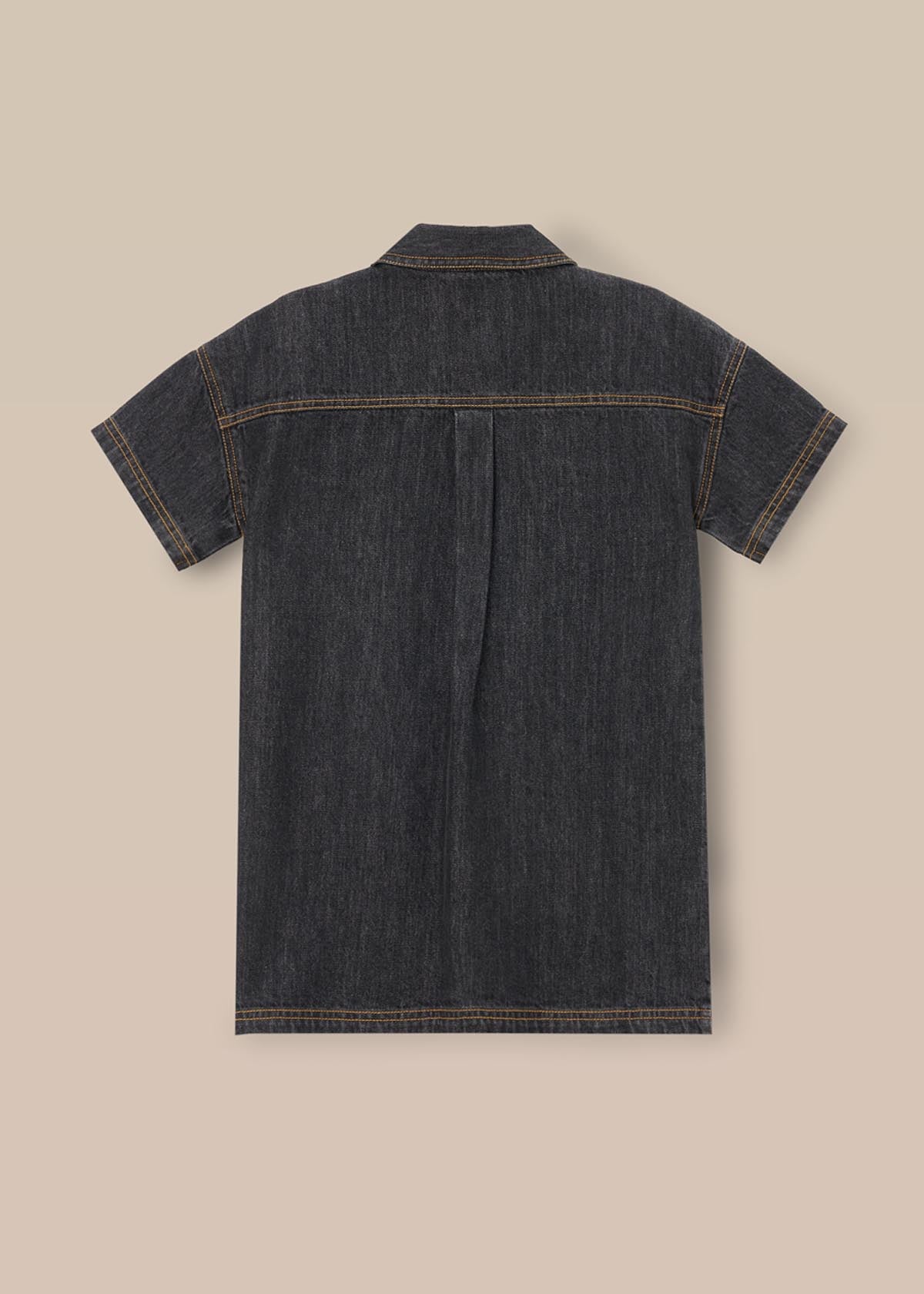 mini girls embellished denim dress