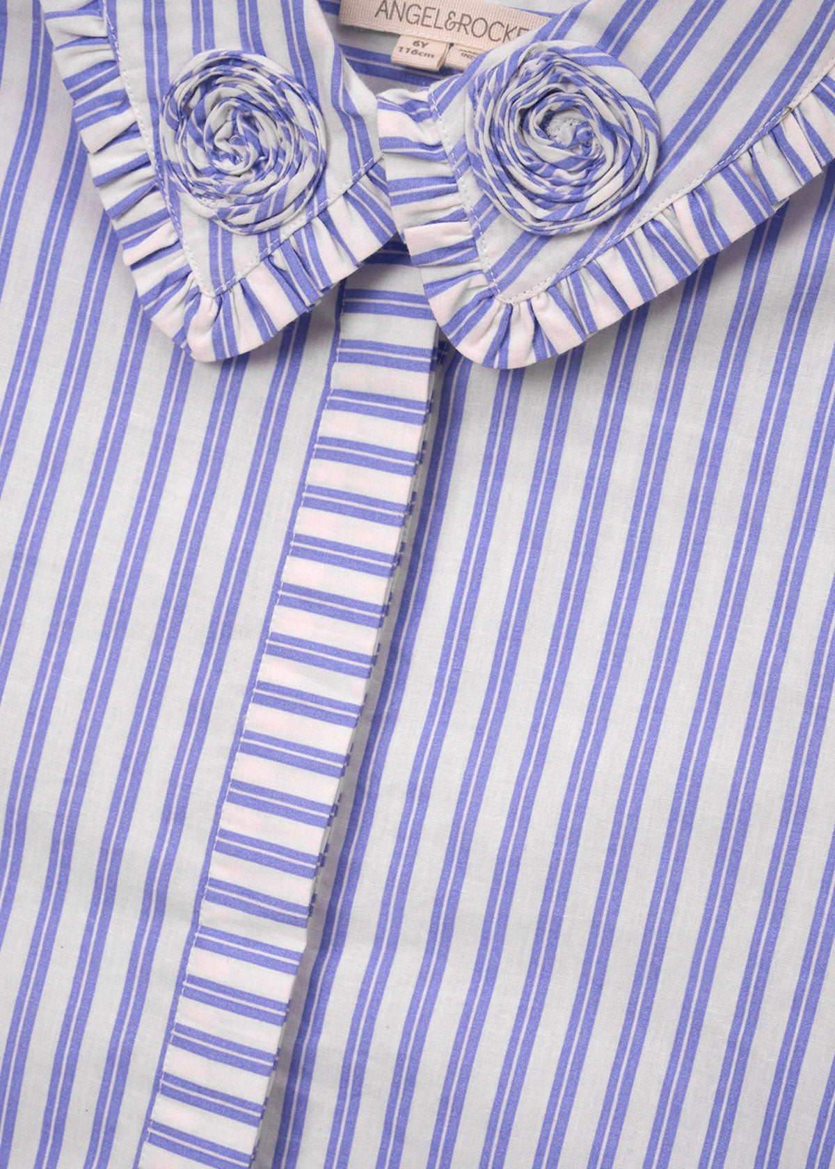buy online Boys Stripe Corsage Collar Shirt