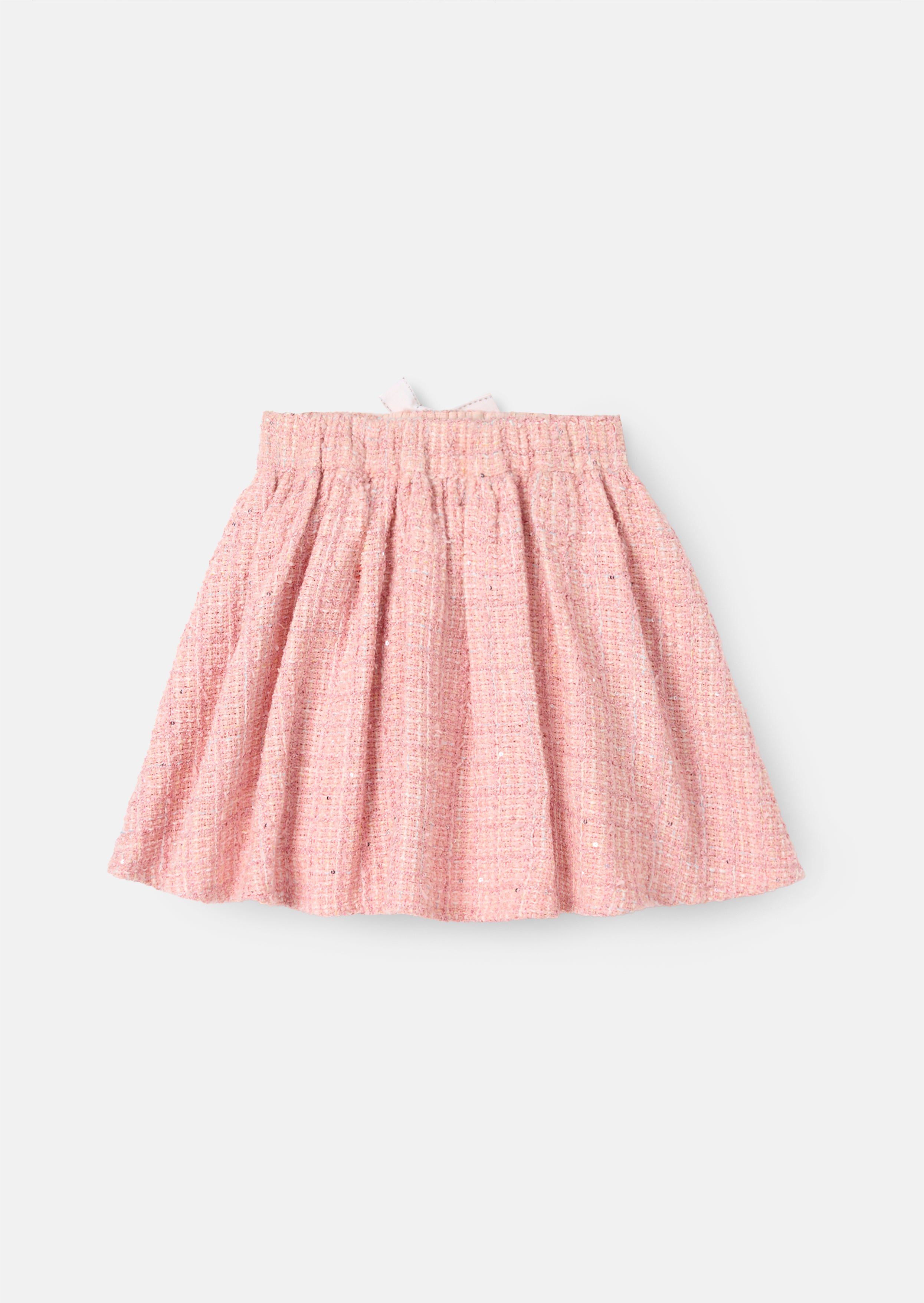 Girls Solid Pink Skirt