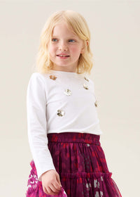 Georgie Sequin Embellished Long Sleeve Tee