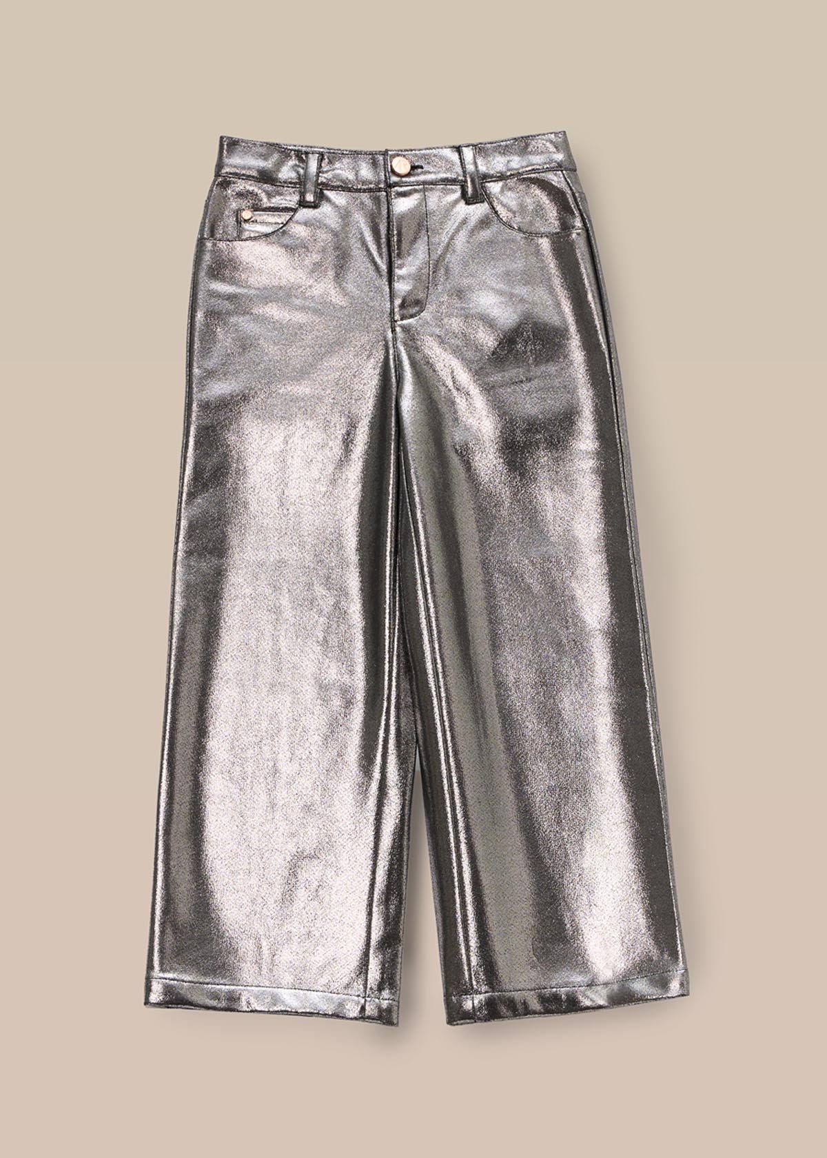 Jaya Wide Leg Metallic Jean