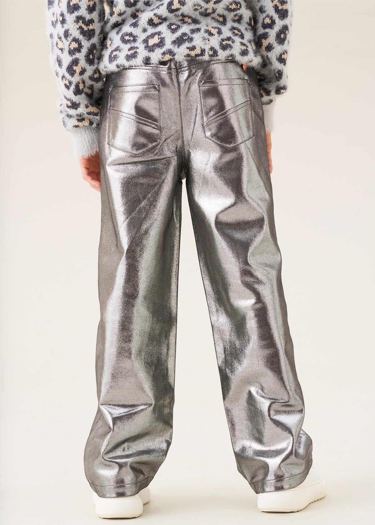 Jaya Wide Leg Metallic Jean