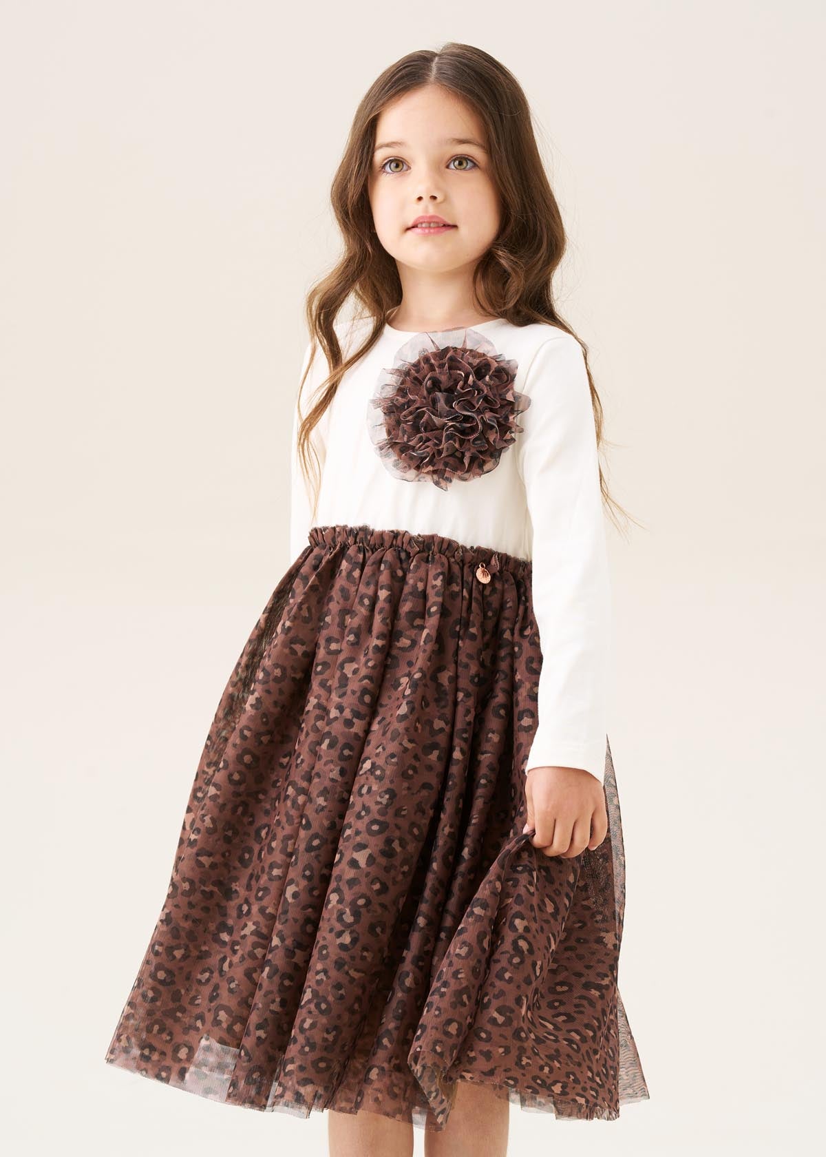 Carrie Corsage Mesh Dress